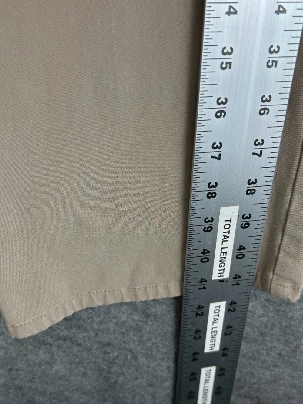 Bonobos Straight Chino Pants Mens 40x32 Light Beige Flat Front Preppy Comfort - Picture 15 of 16
